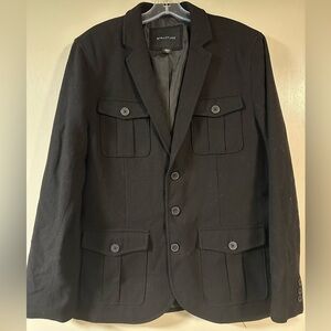 Structure Men’s‎ Peacoat Wool Blend Blazer Size Medium